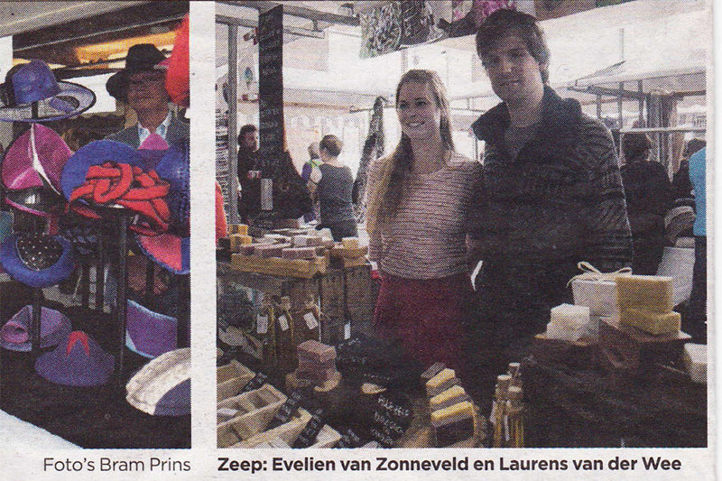 Werfzeep uitgelicht in de Volkskrant - Kunst van de maker