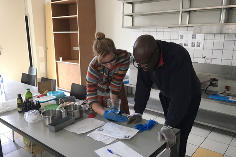 Zeeptraining voor Solid Road - toekomstige zeepfabriek in Nigeria!