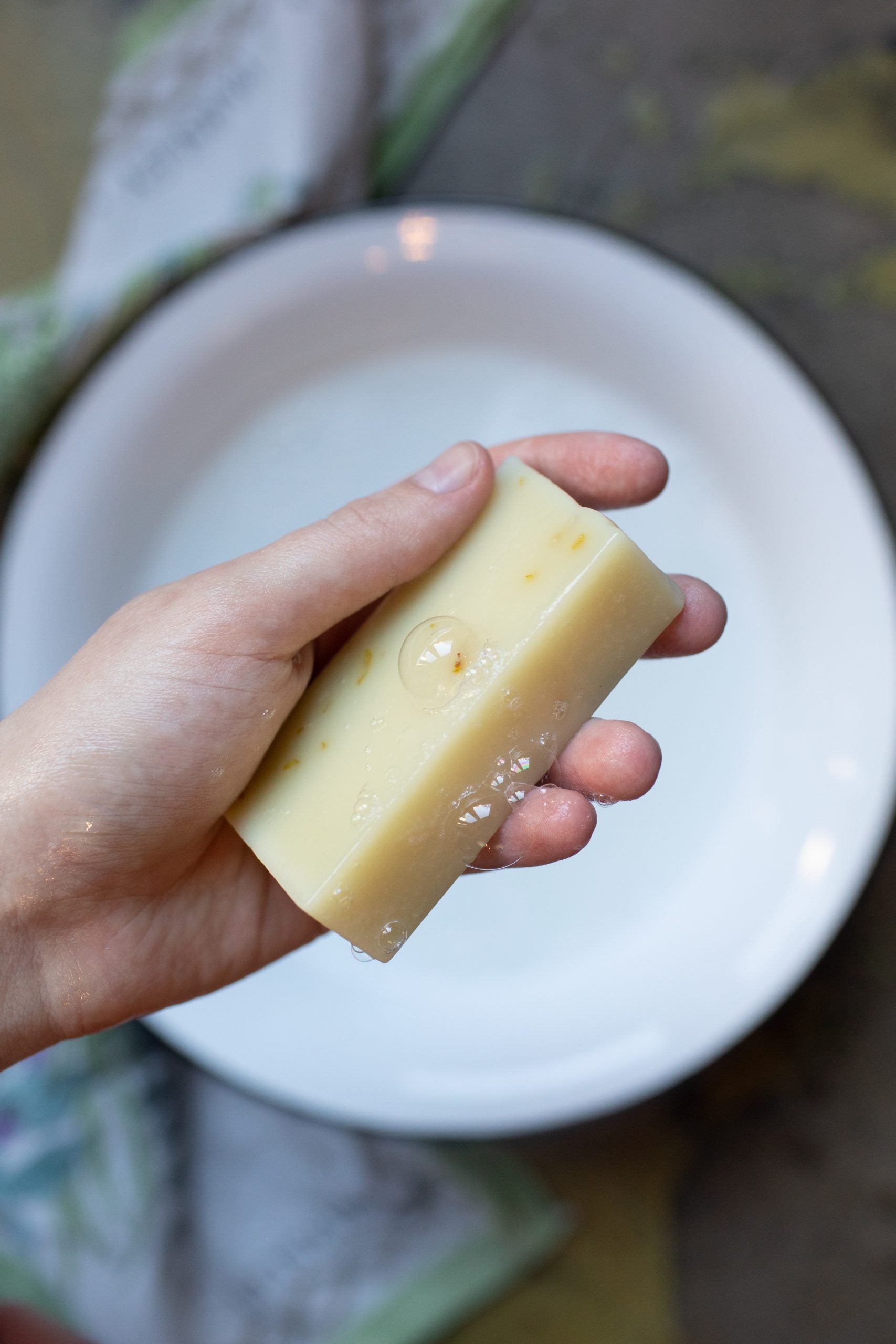 Werfzeep handenwassen met calendulazeep milde handzeep eczeem gevoelige huid